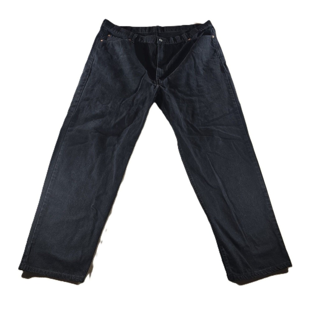 Levi's 550 Black Baggy Relaxed Tapered Leg‎ Denim Jeans 48x34